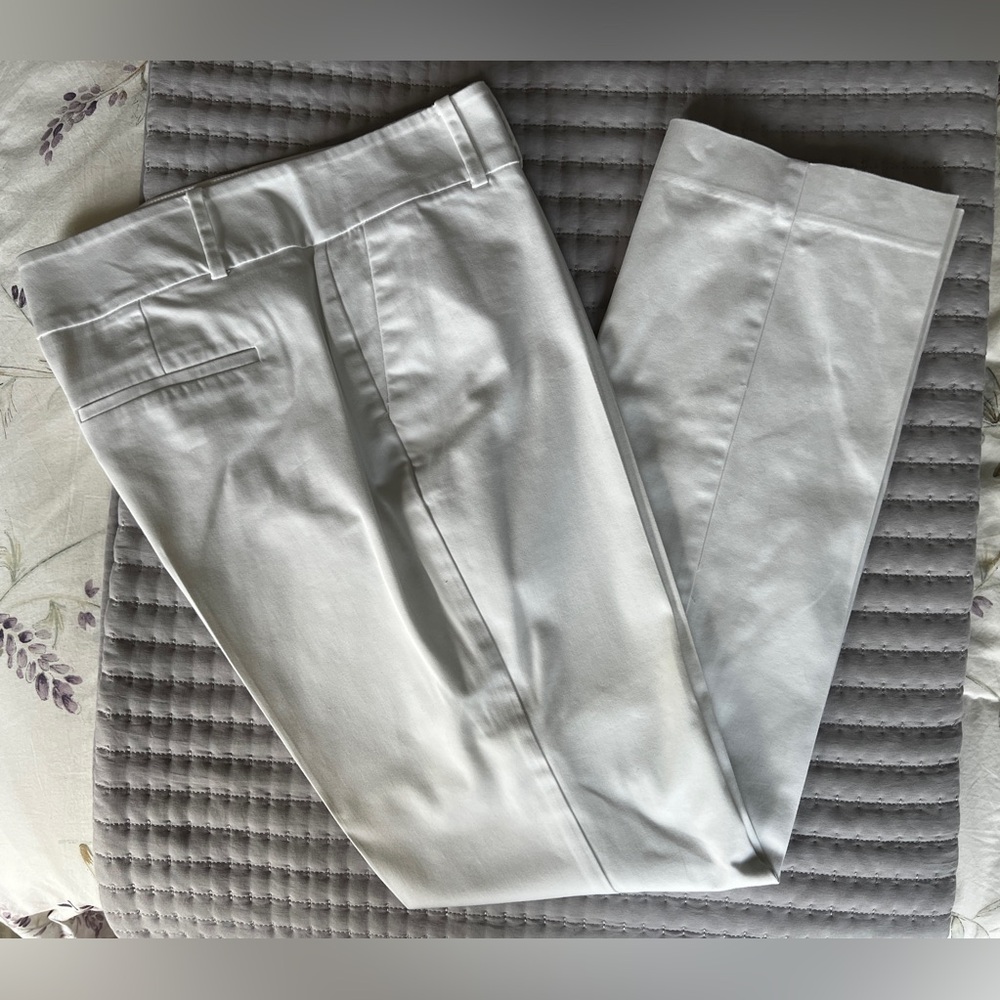 Ann Taylor Factory Women's Signature White Pants